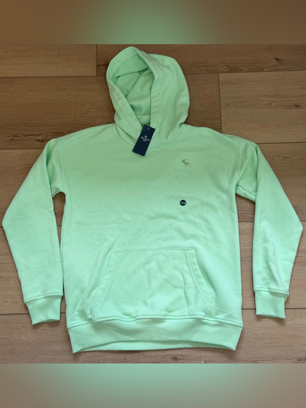 Abercrombie Light Green Hoodie